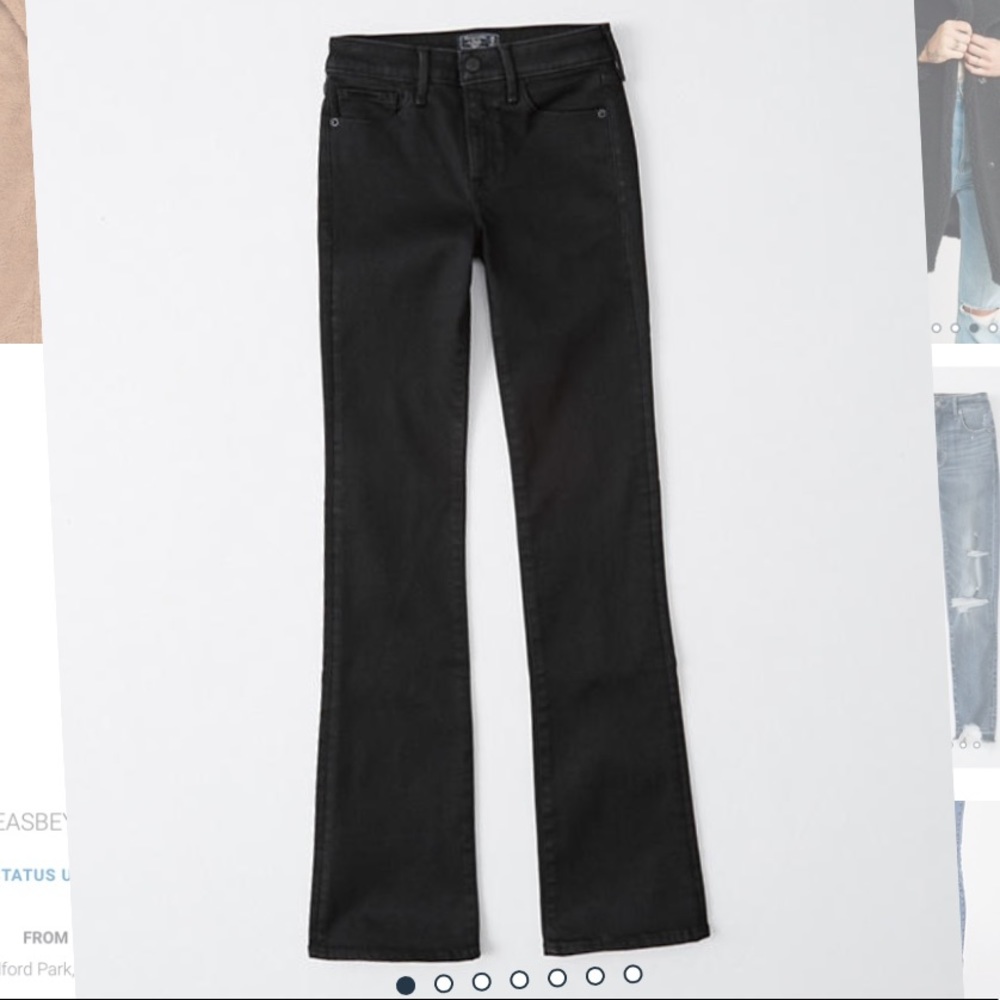 High rise boot cut flare Abercrombie jeans